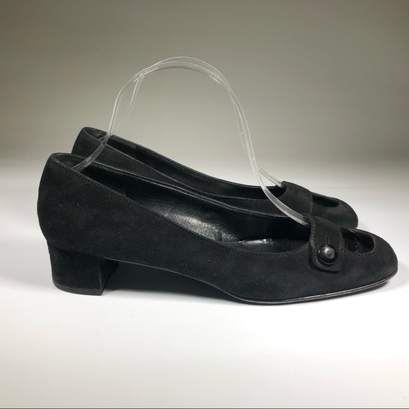 Salvatore Ferragamo Womens Small Heel Pump Suede - Picture 1 of 8